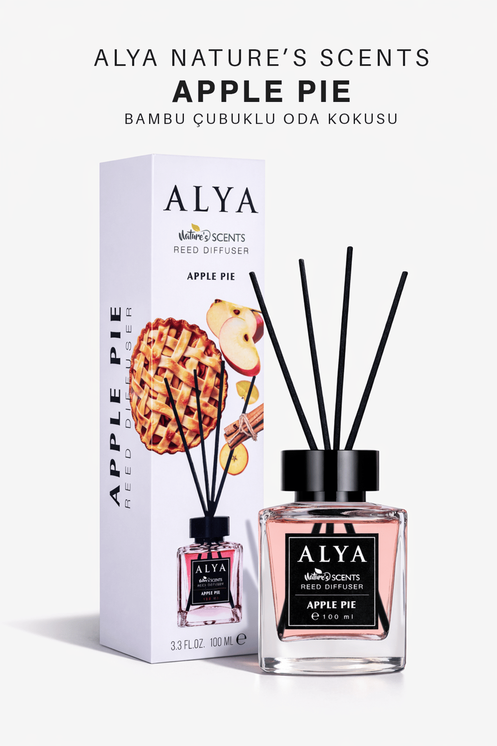Natures Scents Apple Pie Bambu Çubuklu Oda Kokusu- Elmalı Tart Kokusu