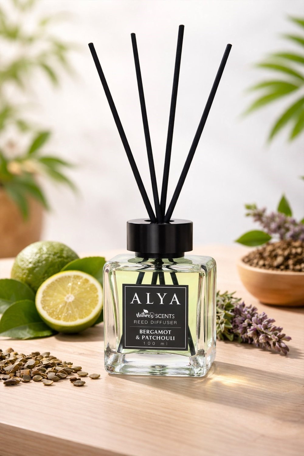 Natures Scents Bergamot & Patchouli Bambu Çubuklu Oda Kokusu - Bergamot & Paçuli Kokusu