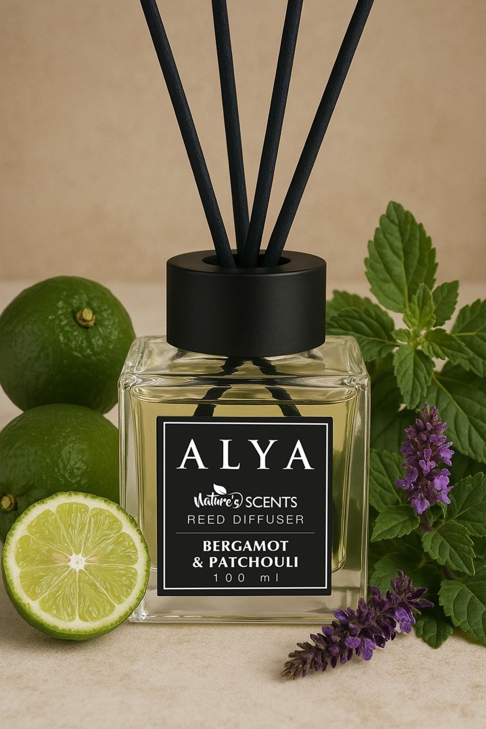 Natures Scents Bergamot & Patchouli Bambu Çubuklu Oda Kokusu - Bergamot & Paçuli Kokusu