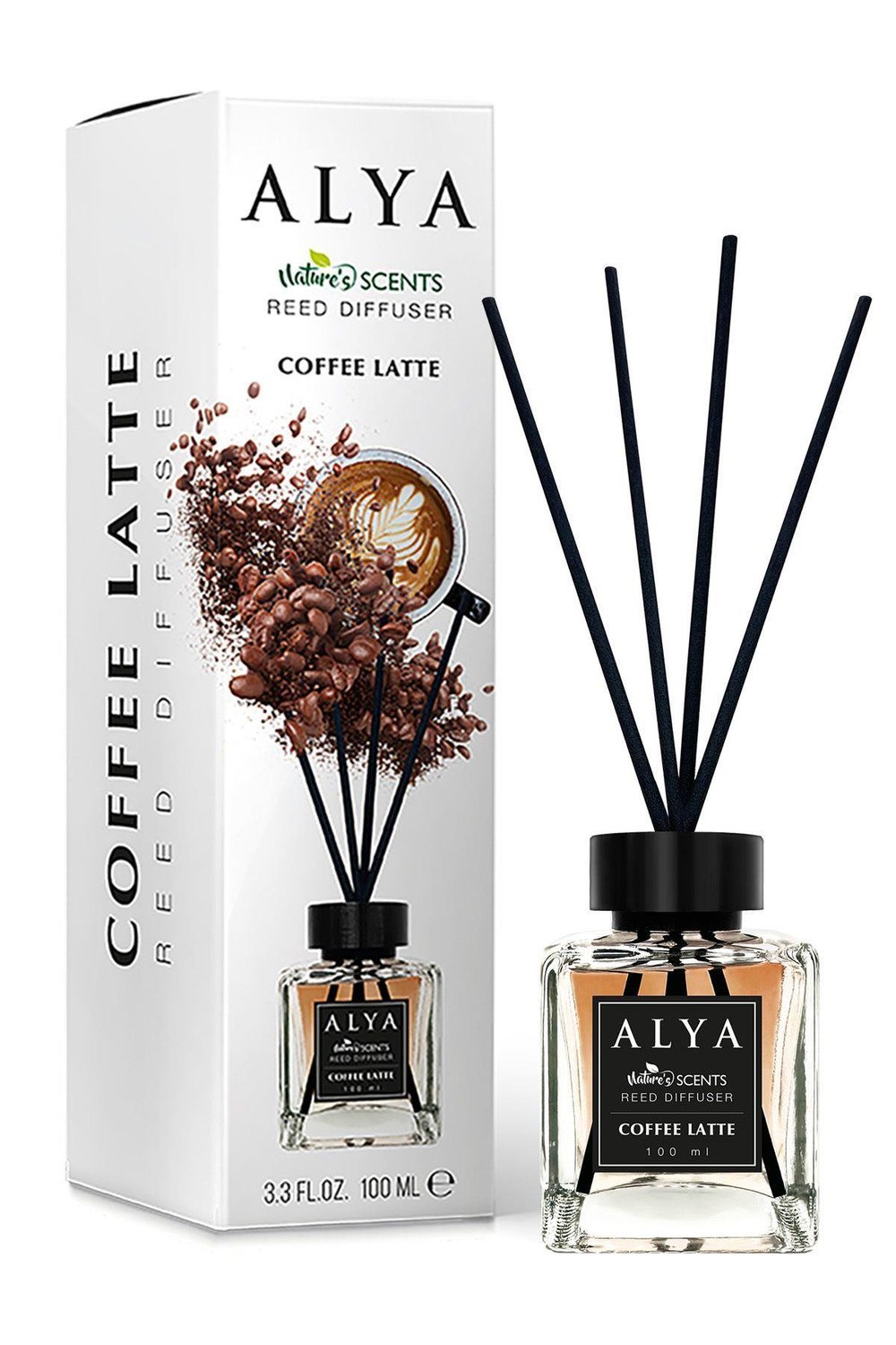 Natures Scents Coffee Latte Bambu Çubuklu Oda Kokusu - Latte Kokusu