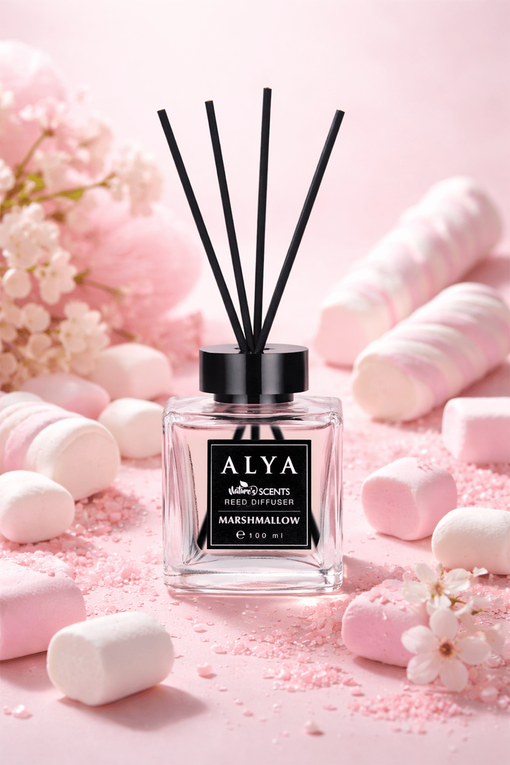 Natures Scents Marshmallow Bambu Çubuklu Oda Kokusu