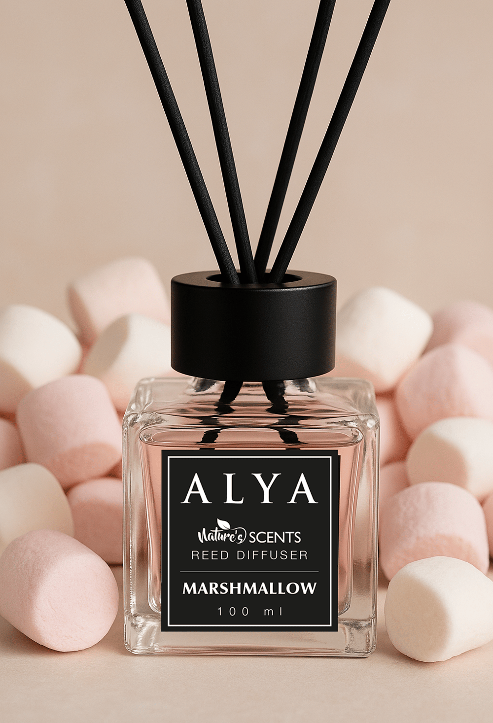 Natures Scents Marshmallow Bambu Çubuklu Oda Kokusu