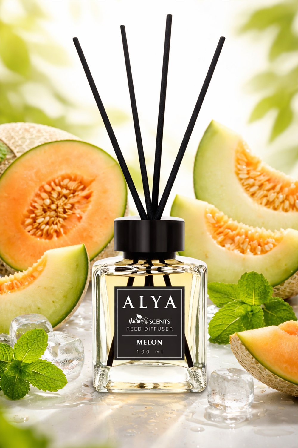 Natures Scents Melon Bambu Çubuklu Oda Kokusu- Kavun Kokusu