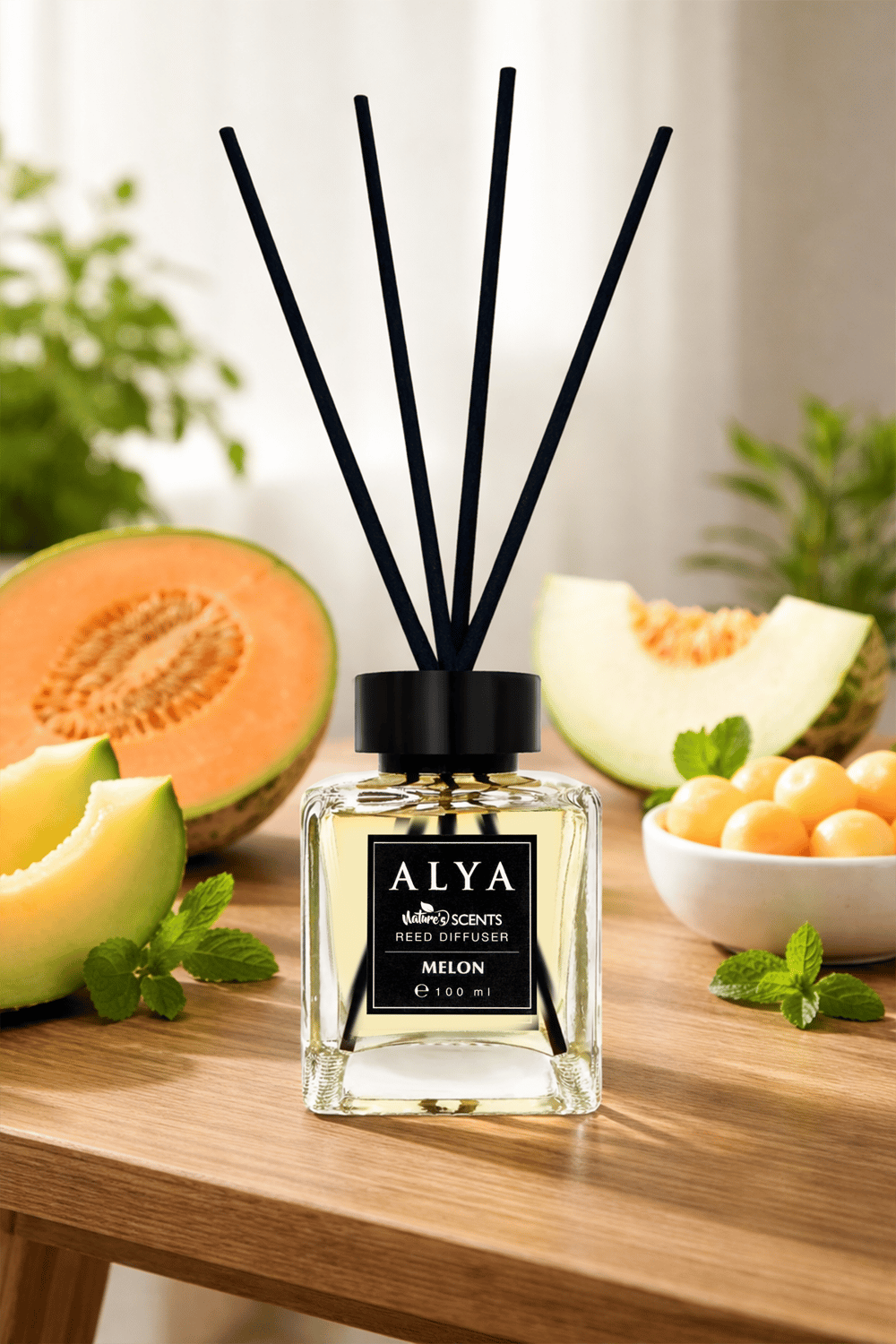 Natures Scents Melon Bambu Çubuklu Oda Kokusu- Kavun Kokusu