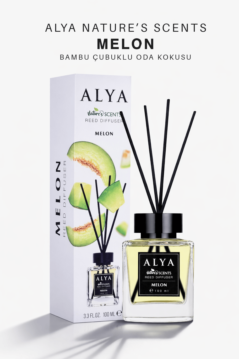 Natures Scents Melon Bambu Çubuklu Oda Kokusu- Kavun Kokusu