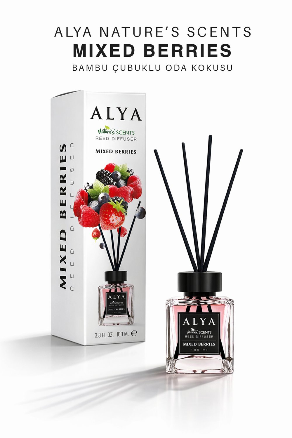 Natures Scents Mixed Berries Bambu Çubuklu Oda Kokusu- Karışık Meyve Kokusu