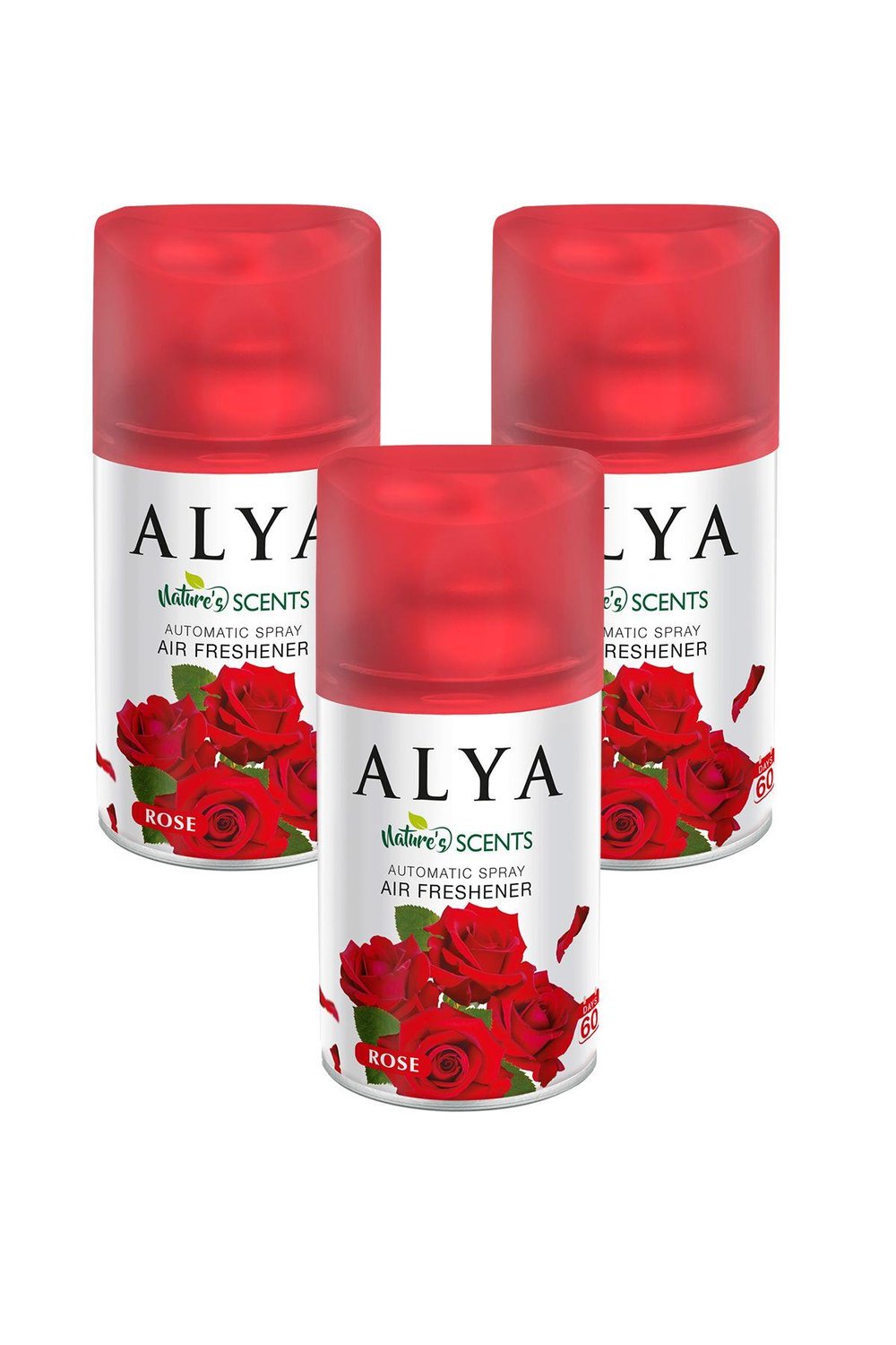 Nature's Scents Rose- Gül Oda Kokusu Yedek Makine Spreyi 250 ml x3 adet