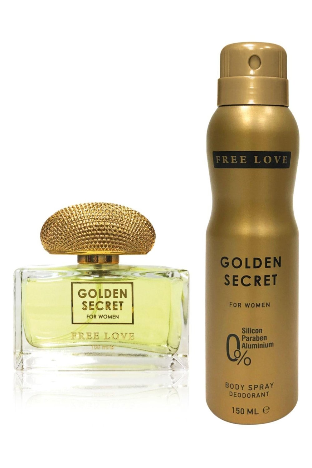 Özel Gün Hediye Kutulu Golden Secret EDP Kadın Parfüm 100 ml ve Deodorant 150 ml