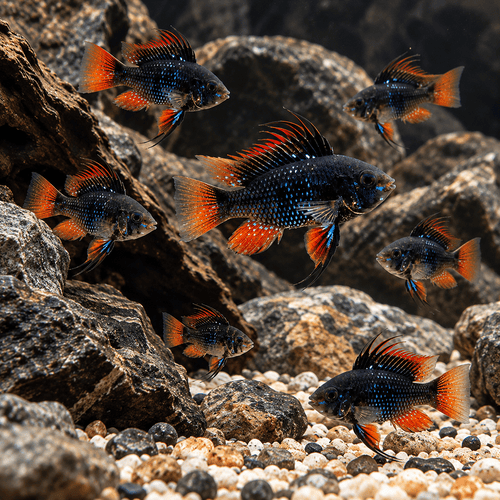 Black Ramirezi 3-4 cm