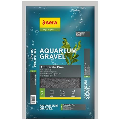 Sera Akvaryum Kumu Antrasit ince 0-2 mm 6 Lt-8 kg