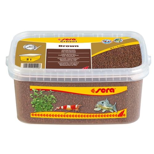 Sera Akvaryum Kumu Kahverengi 2-3 Mm 3 Litre