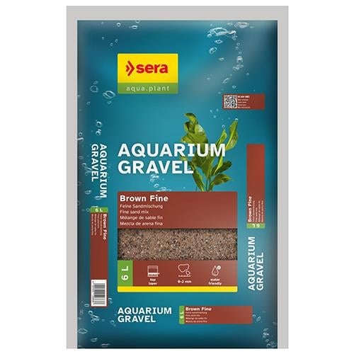 Sera Akvaryum Kumu Kahverengi ince 0-2 mm 6 Lt-8 kg