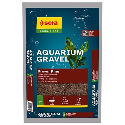Sera Akvaryum Kumu Kahverengi ince 0-2 mm 3 Lt-4 kg