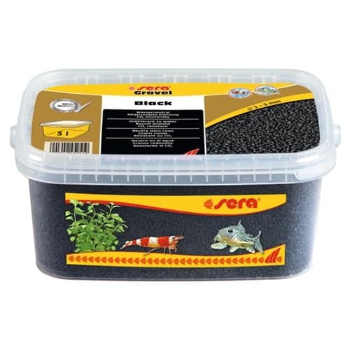 Sera Akvaryum Kumu Siyah 2-3 Mm 3 Litre