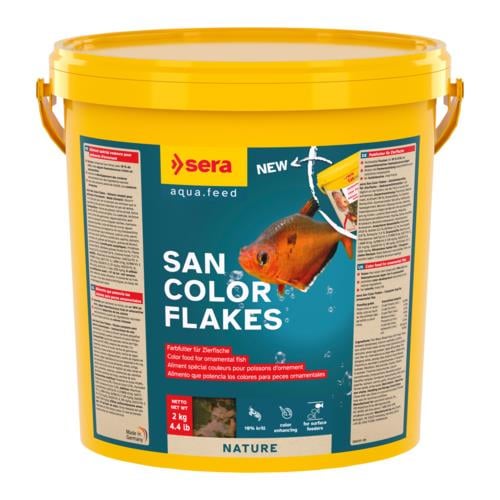 Sera San Color Flakes 10 Lt 2 Kg