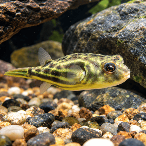 Tetraodon Fahaka Puffer 8-10 Cm