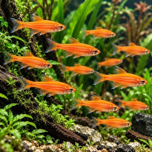 Turuncu Danio Zebra 