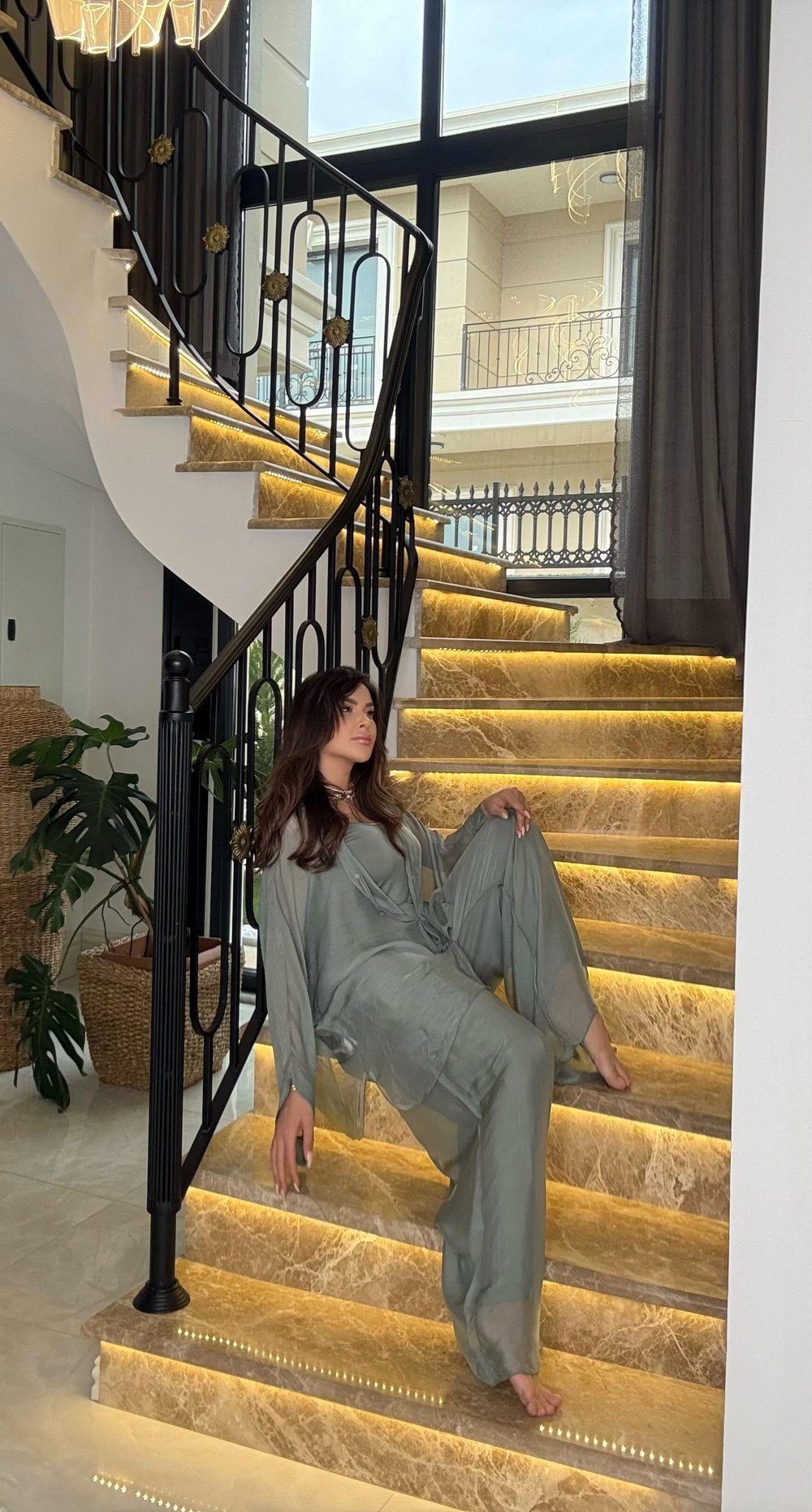 Düz Desen İpek Takım 03