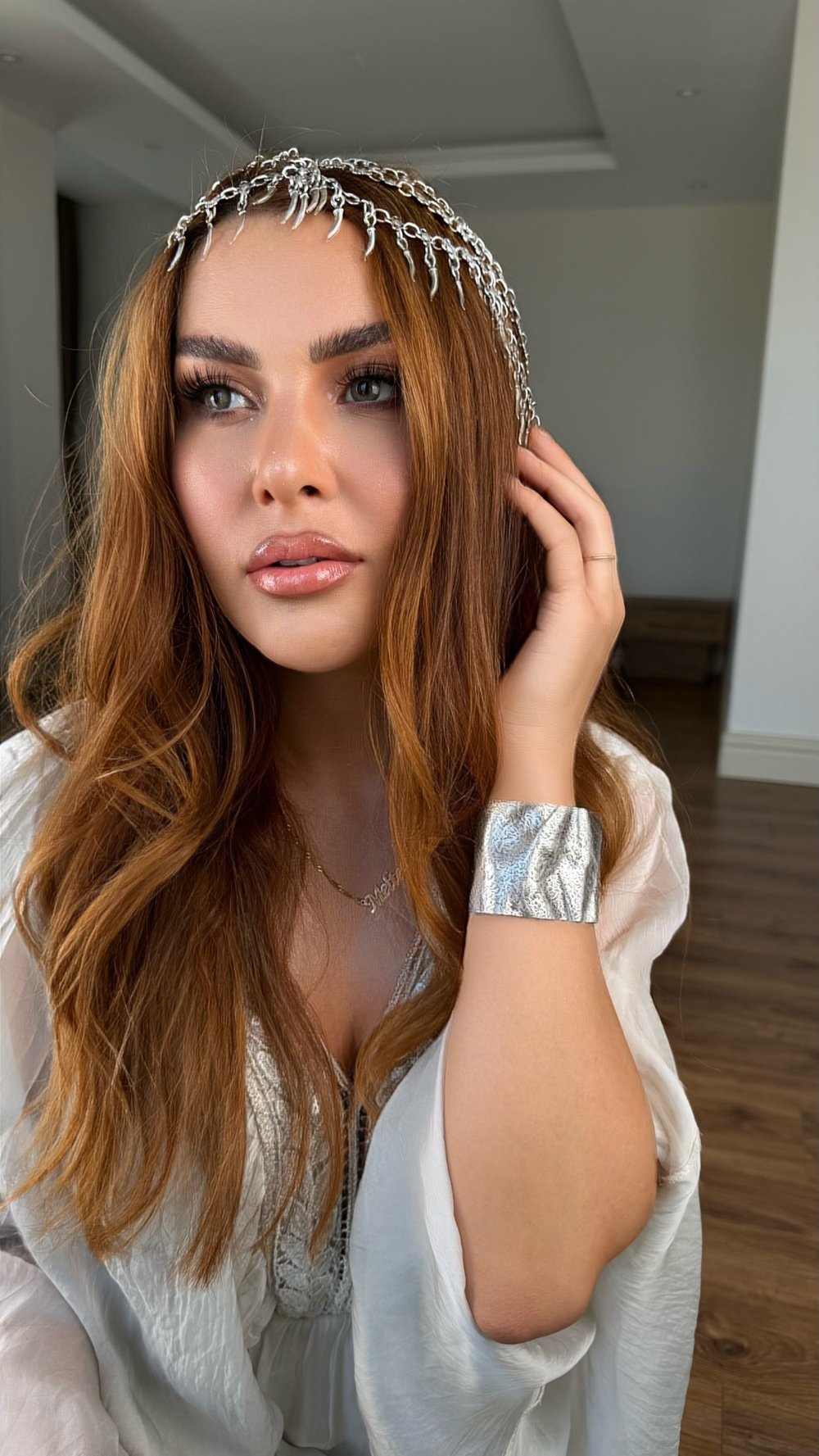 Gümüş Kendy Saç Aksesuarı
