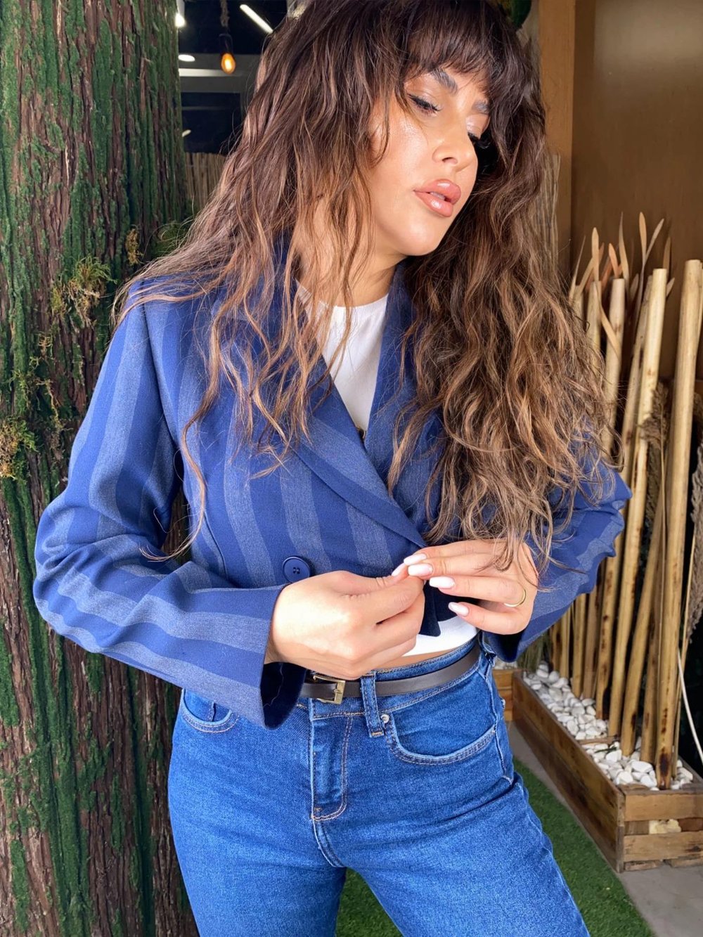 Kısa Blazer Ceket