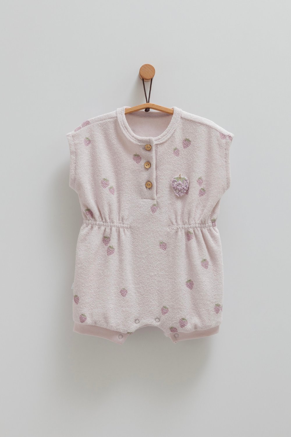 Caramell Berry Days Tulum | Havlu Kumaş Konforu (%100 Pamuk) (0-12 Ay)