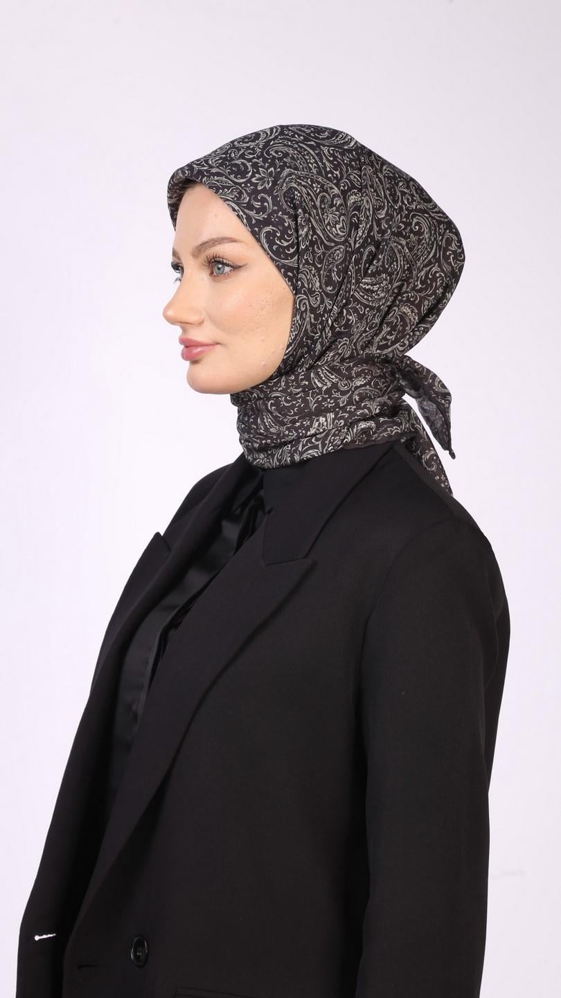 ARİA DESEN EŞARP SİYAH