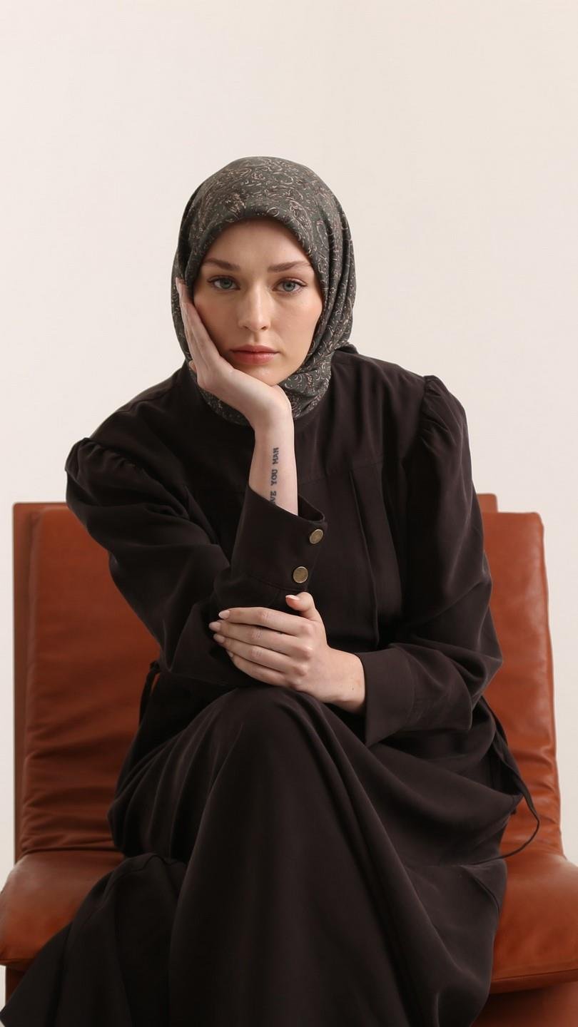 ARİA DESEN EŞARP YEŞİL