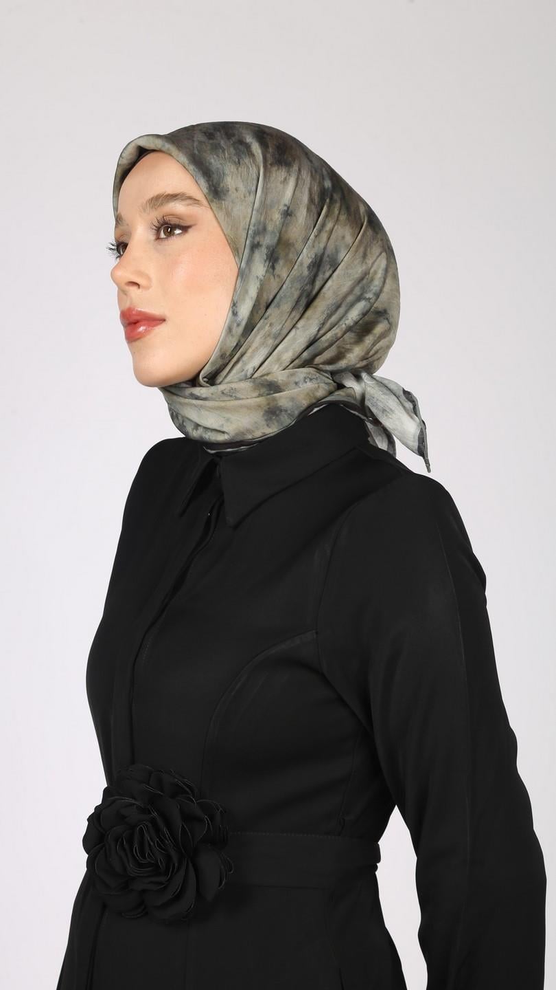 BATİK DESEN EŞARP YEŞİL