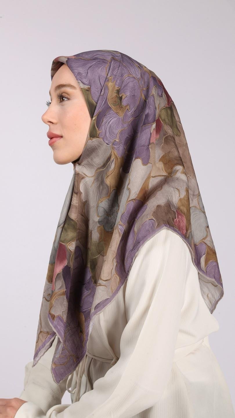BELLA DESEN EŞARP LİLA-8