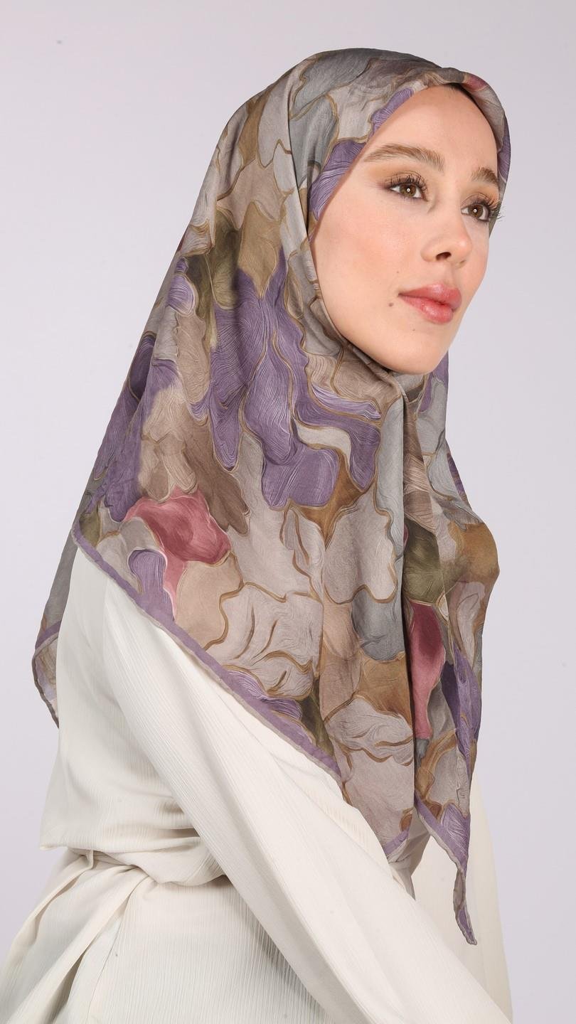 BELLA DESEN EŞARP LİLA-8