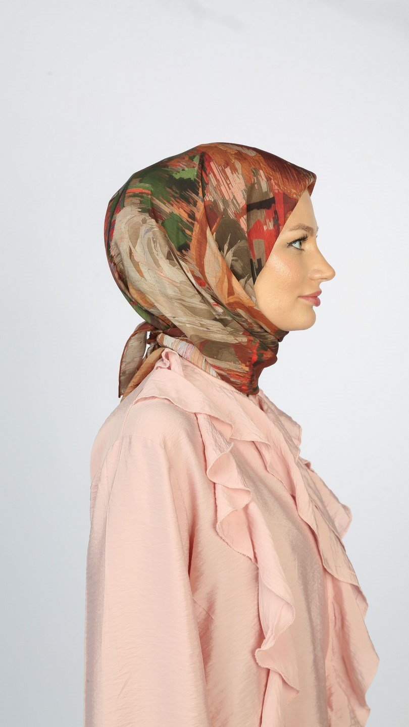 BLOOM ECHO DESEN EŞARP CAMEL