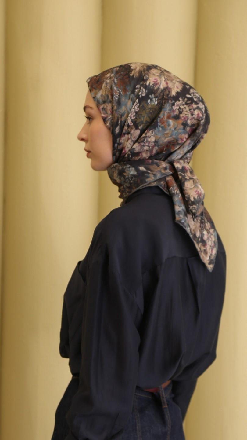 CARMELA DESEN EŞARP ANTRASİT