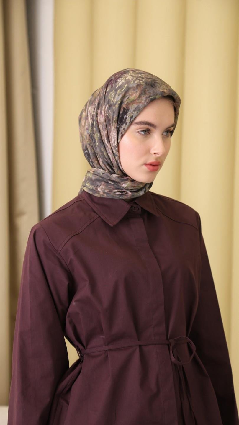 CARMELA DESEN EŞARP GRİ