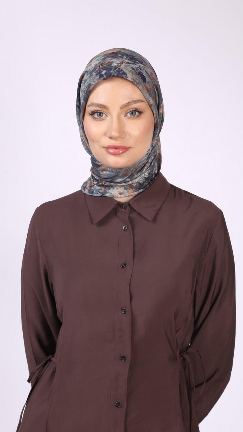 CARMELA DESEN EŞARP MAVİ