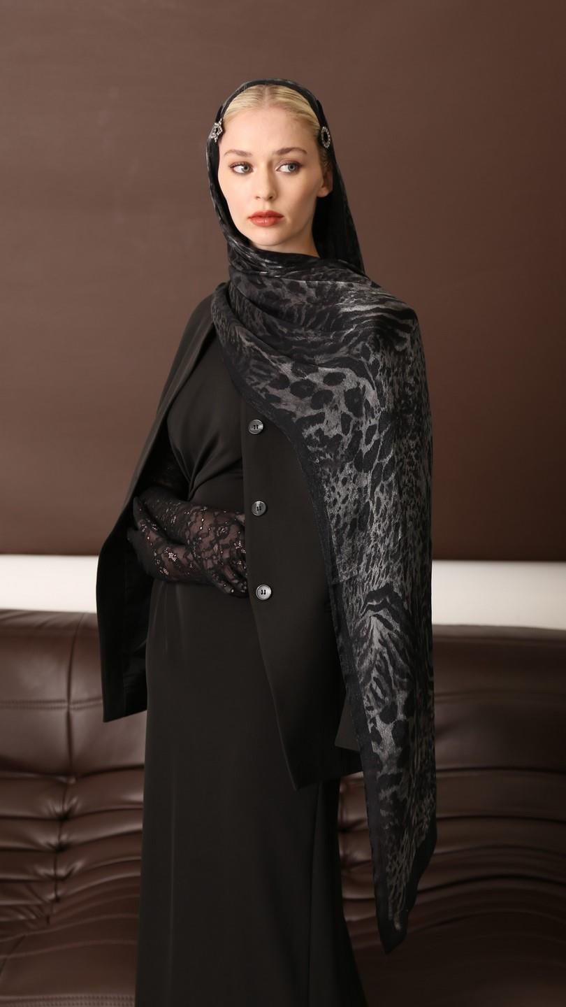 DARK LEOPARD ŞAL SİYAH