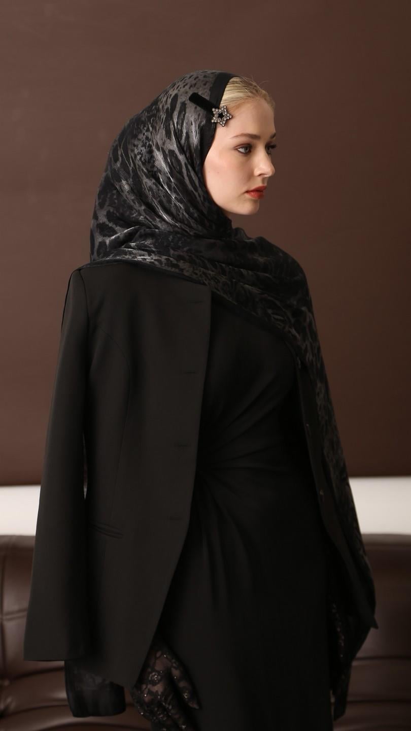 DARK LEOPARD ŞAL SİYAH