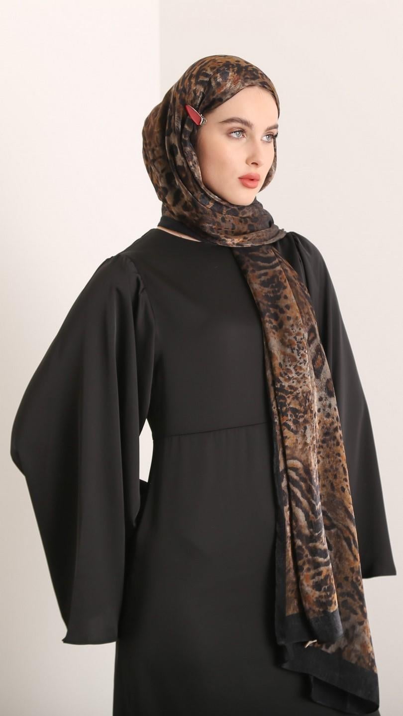 DARK LEOPARD ŞAL SİYAH TABA