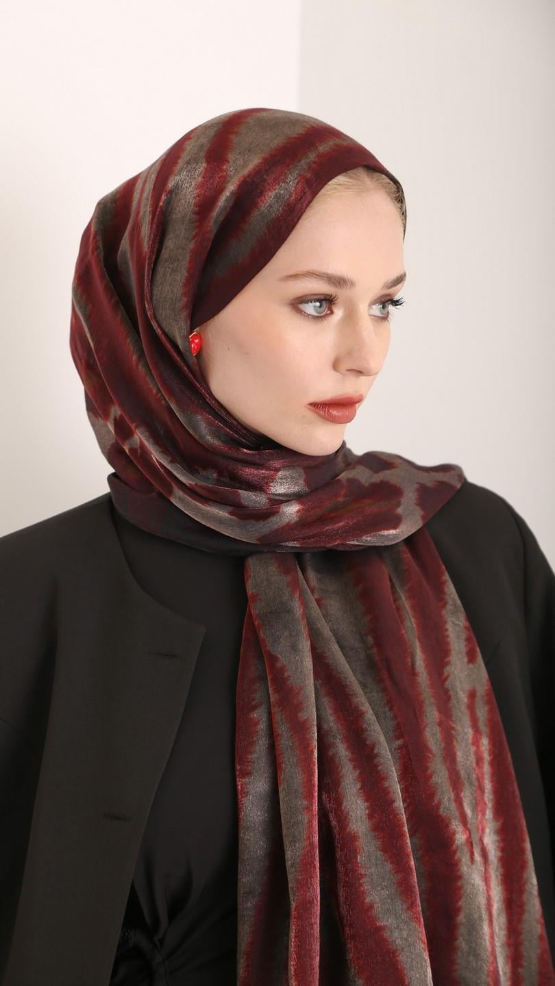 DARL GLOW ŞAL BORDO