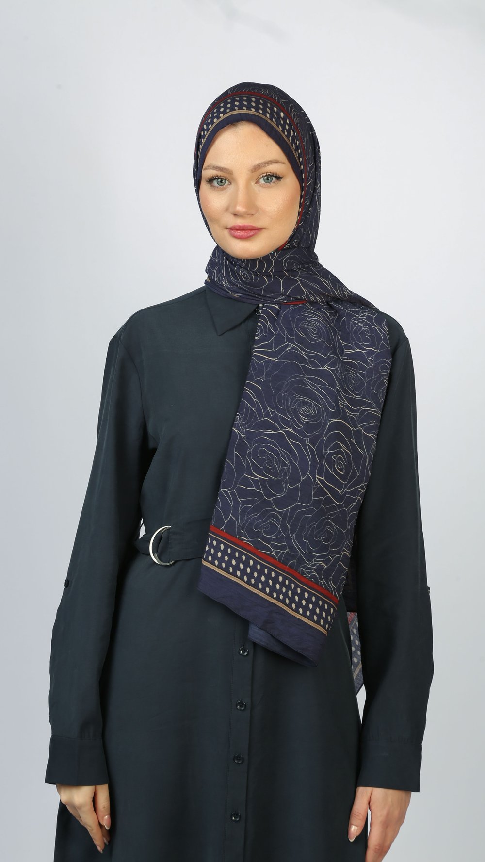 ELARA DESEN ŞAL-LACİVERT