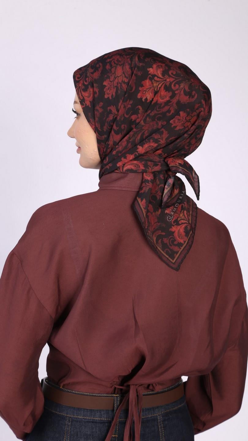 ELEGANT DESEN EŞARP SİYAH