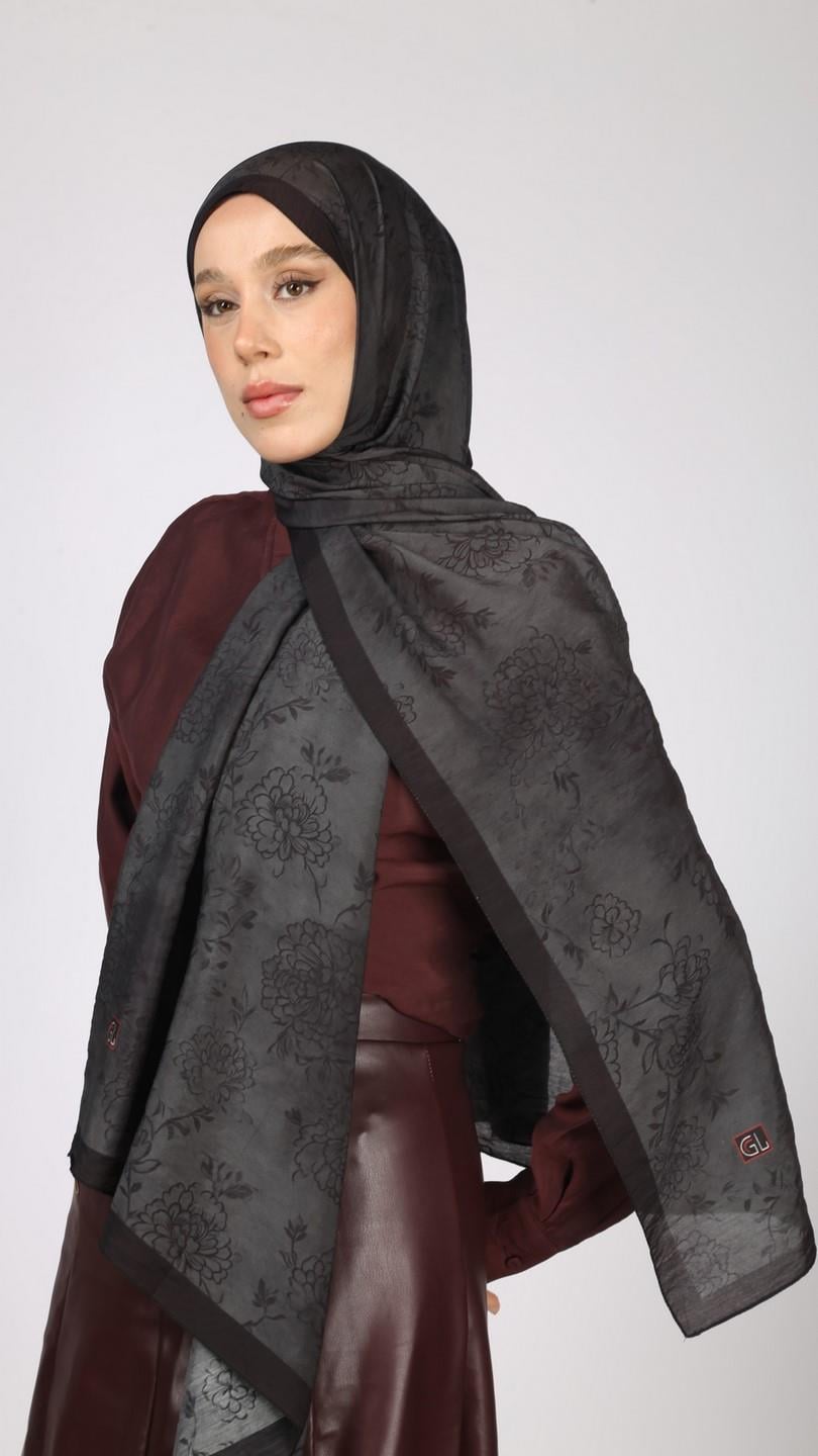 ELENA DESEN ŞAL SİYAH