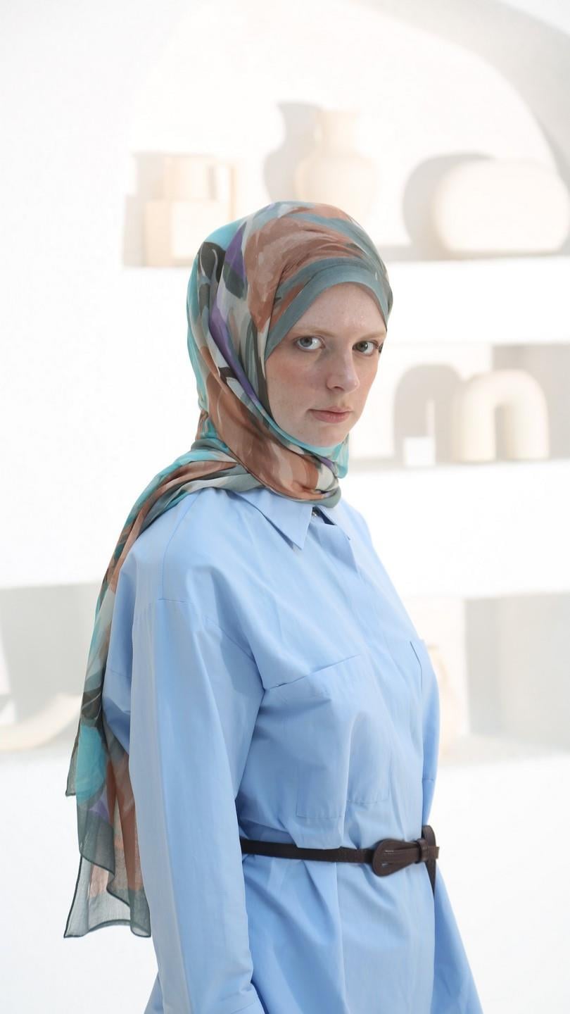 ELORİA DESEN ŞAL ANTRASİT-3