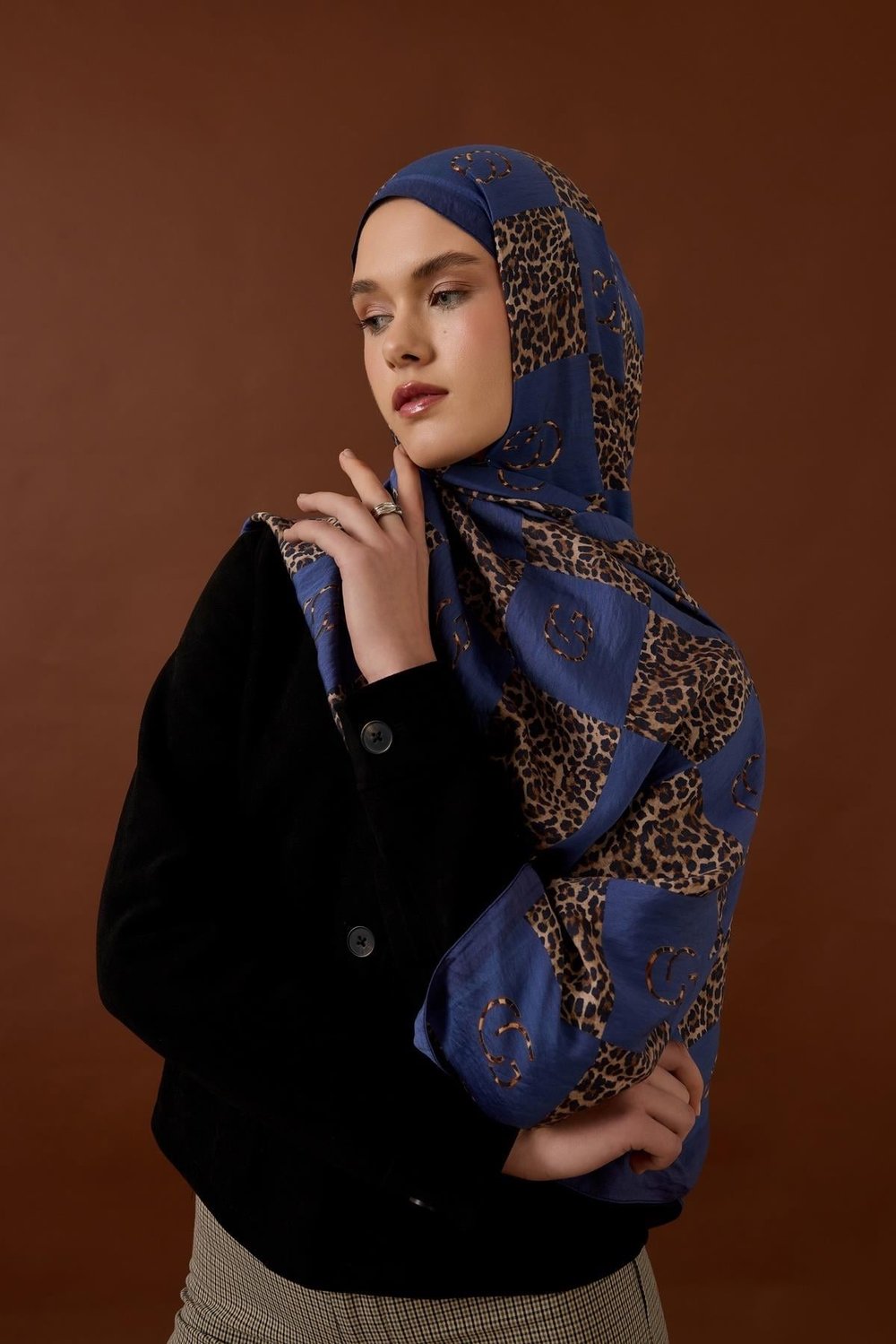 LEONA DESEN ŞAL-MAVİ-3