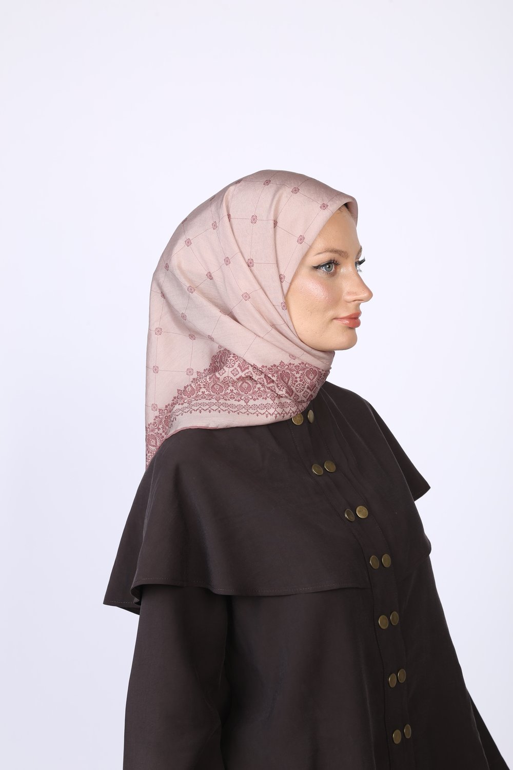 Lina Desen Eşarp Pembe