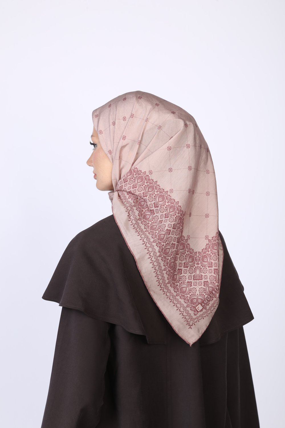 Lina Desen Eşarp Pembe