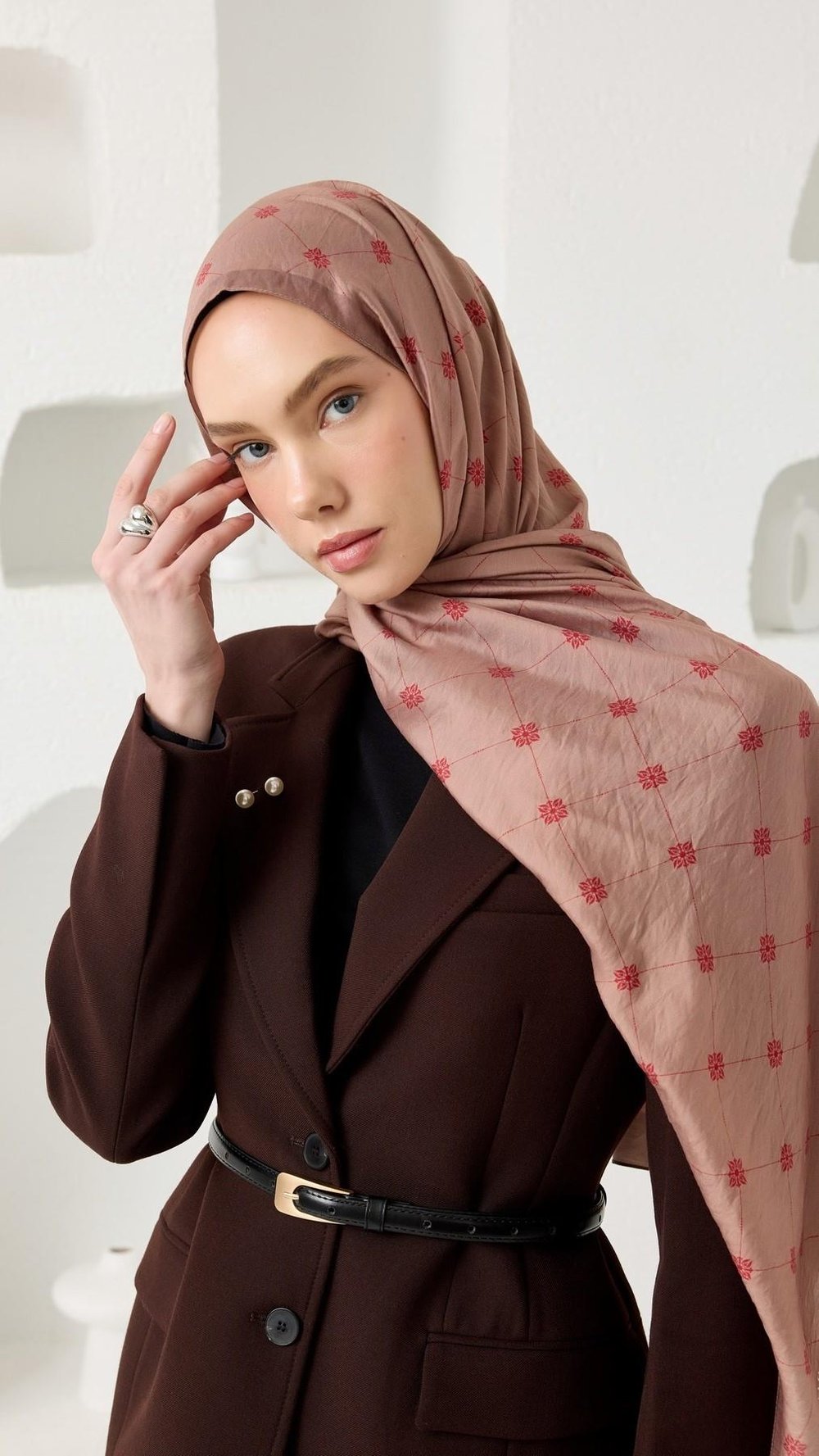 LİNA DESEN ŞAL-PEMBE-9