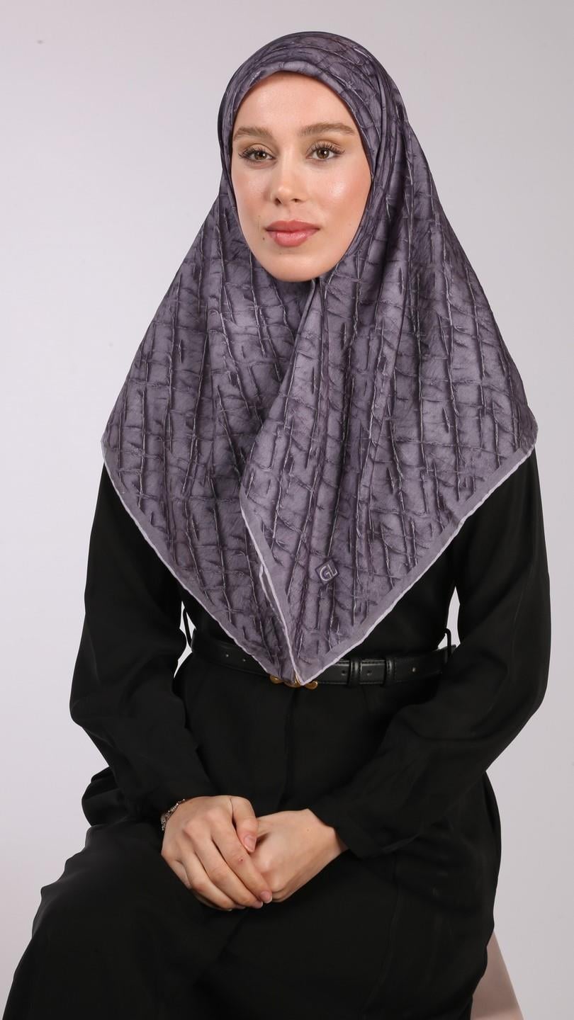 LUMİNA DESEN EŞARP MOR