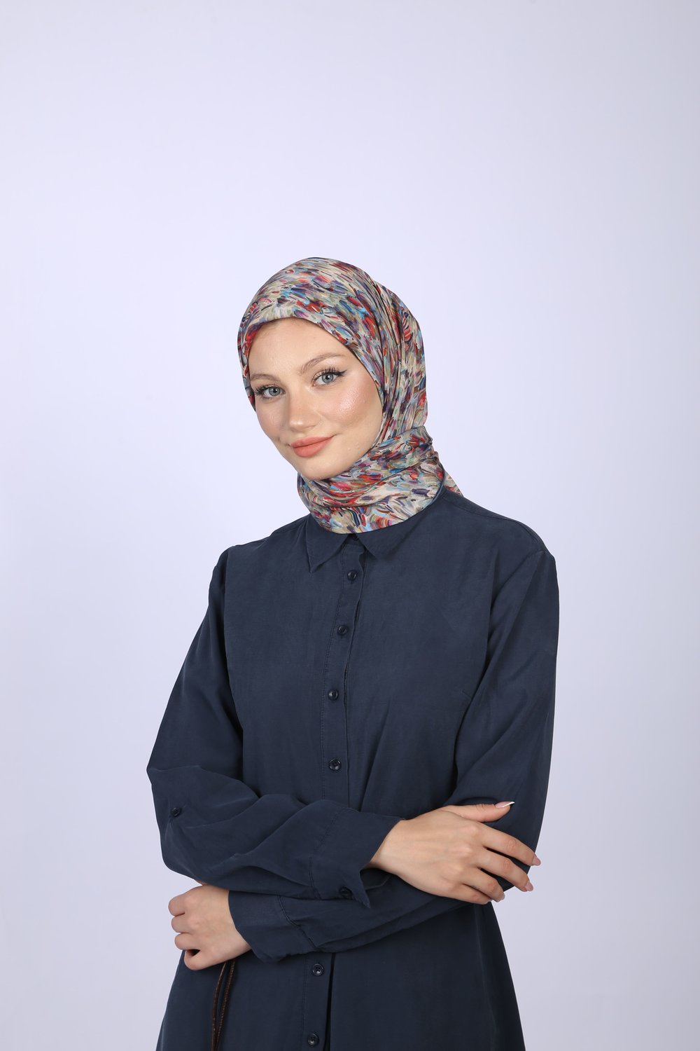 Maya Desen Eşarp Bebe Mavisi