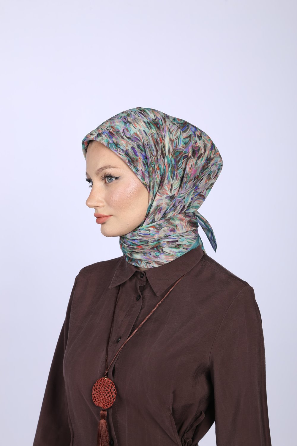 Maya Desen Eşarp Mint Yeşili