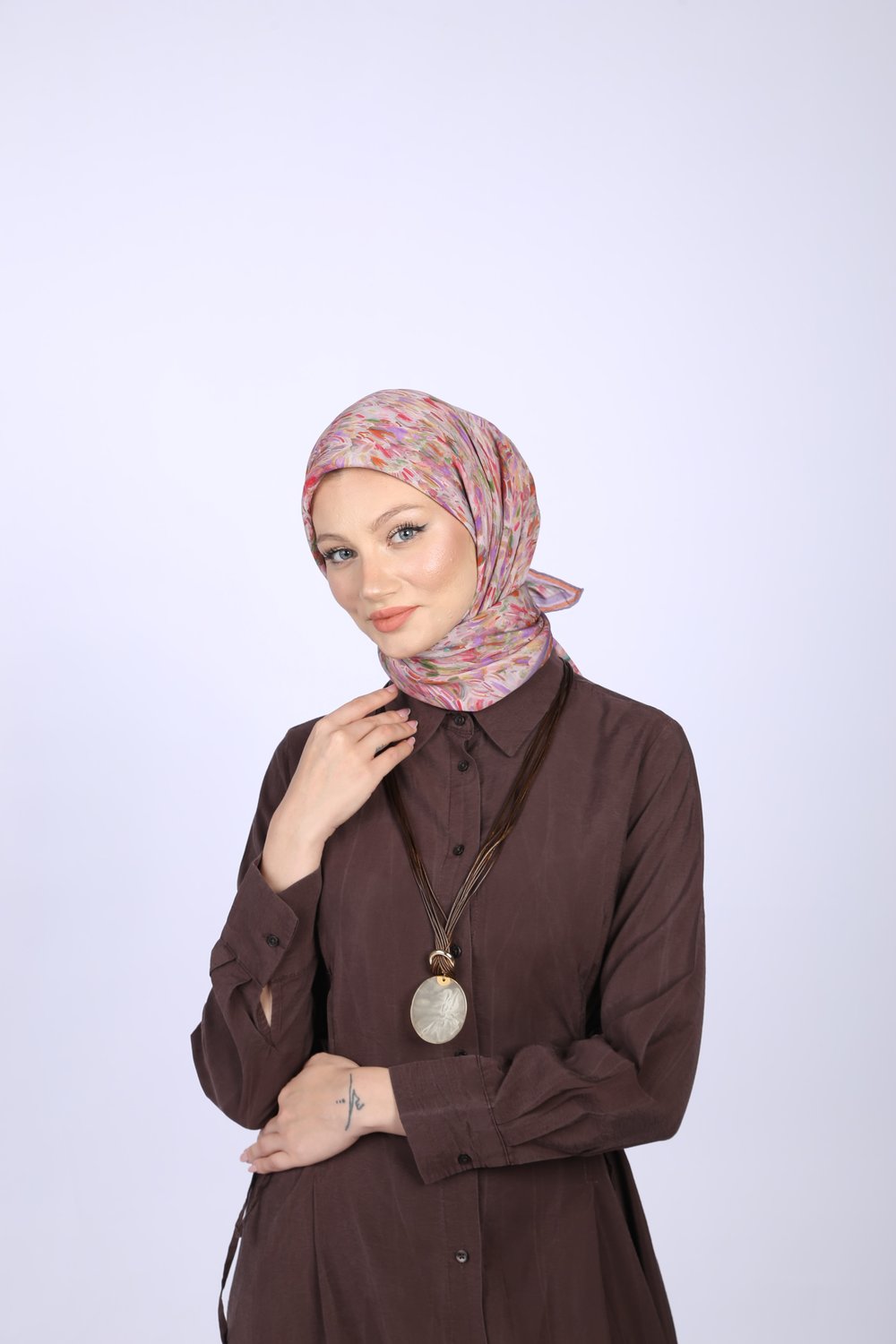 Maya Desen Eşarp Pembe